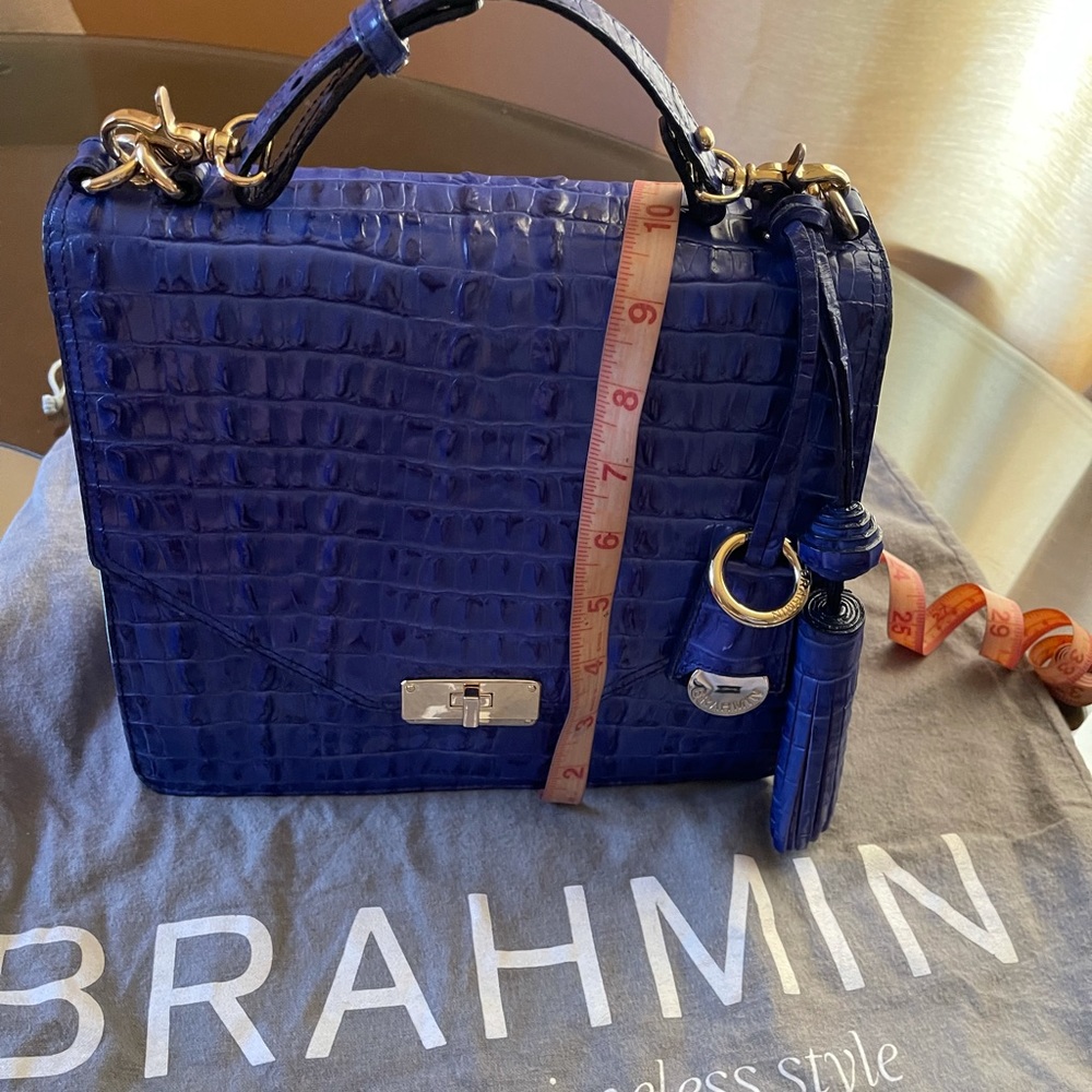 Brahmin royal blue bag like new